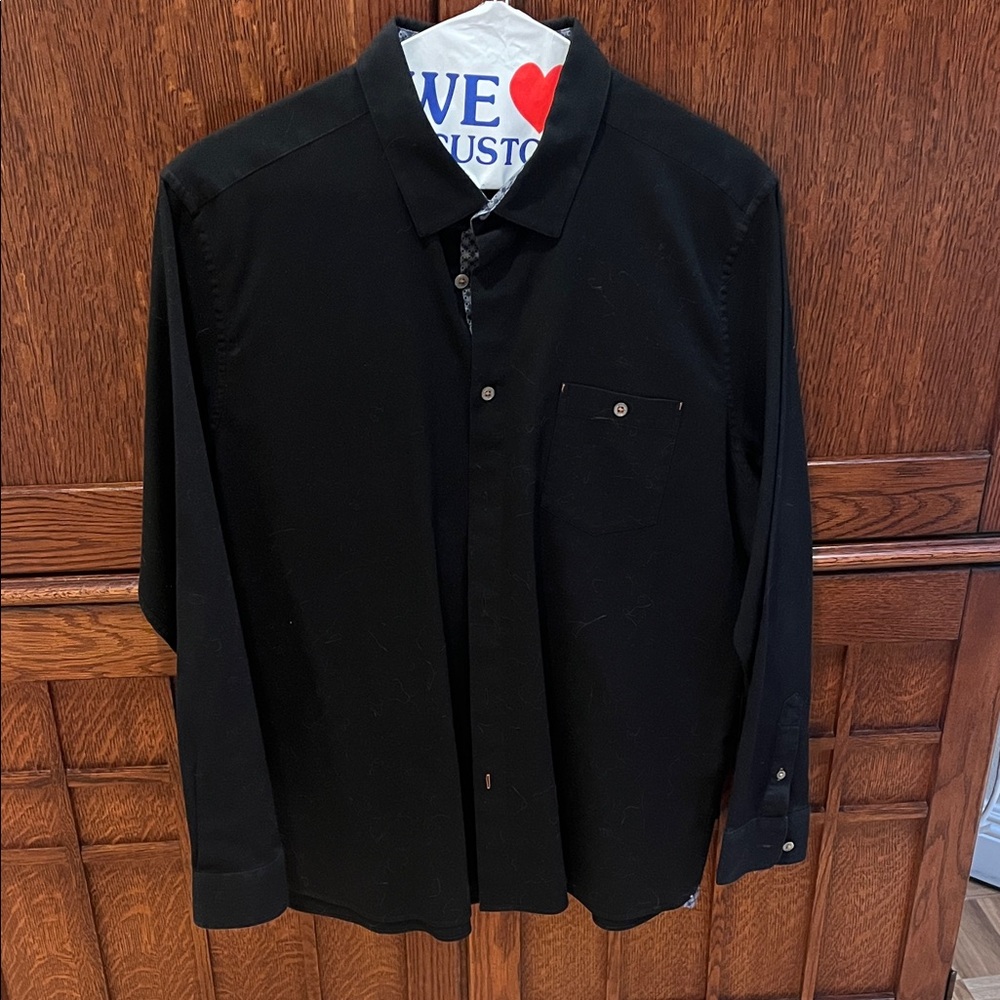 Ted Baker Black Dress Shirt